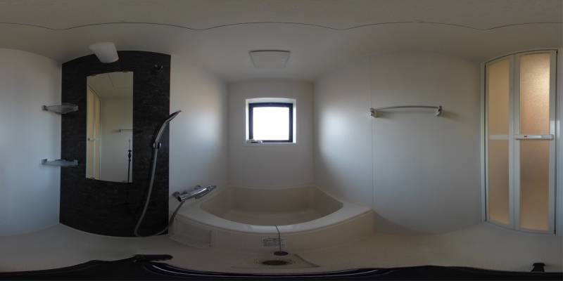 パノラマ画像バスルーム