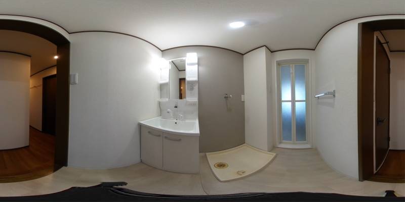 パノラマ画像洗面所