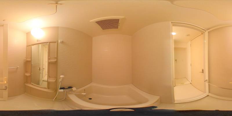 パノラマ画像バスルーム