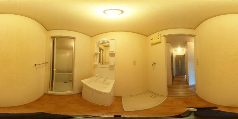 パノラマ画像洗面所