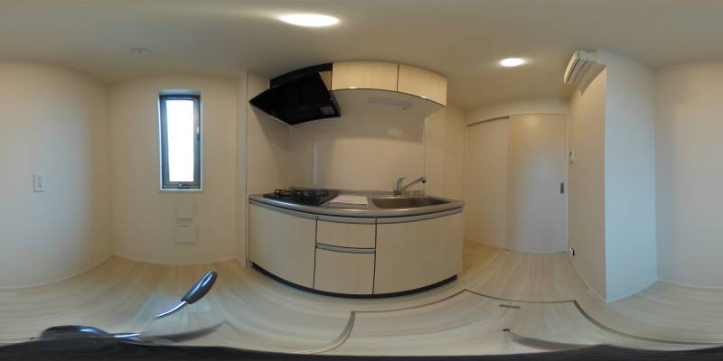 パノラマ画像キッチン