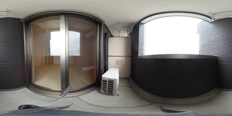 パノラマ画像バルコニー