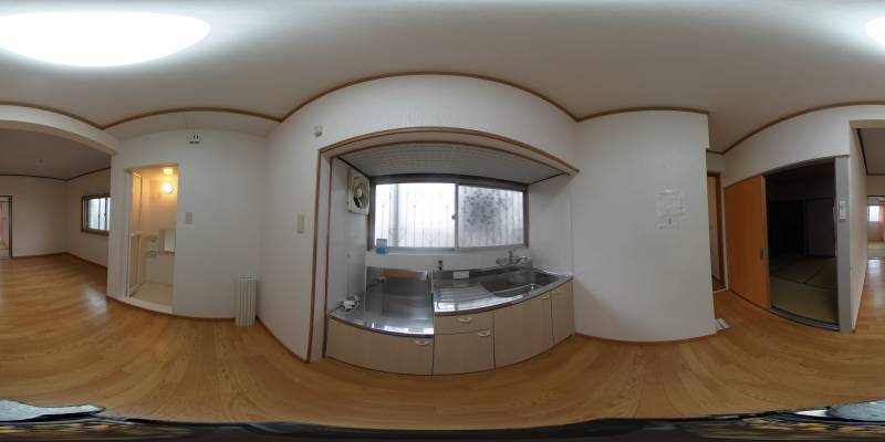 パノラマ画像キッチン