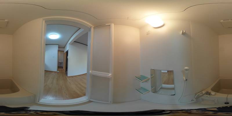 パノラマ画像バスルーム