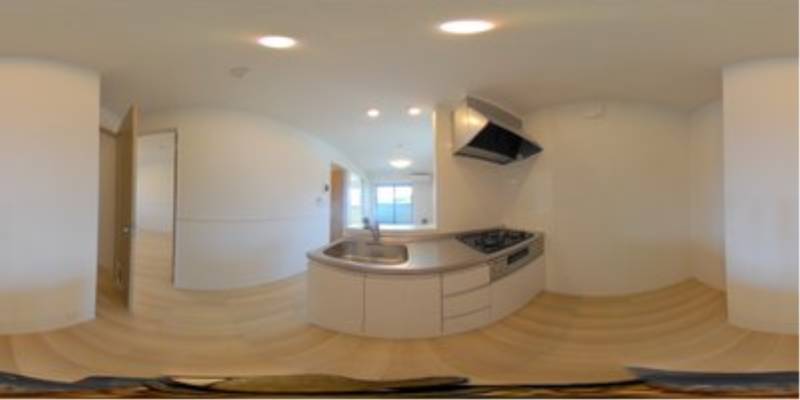 パノラマ画像キッチン