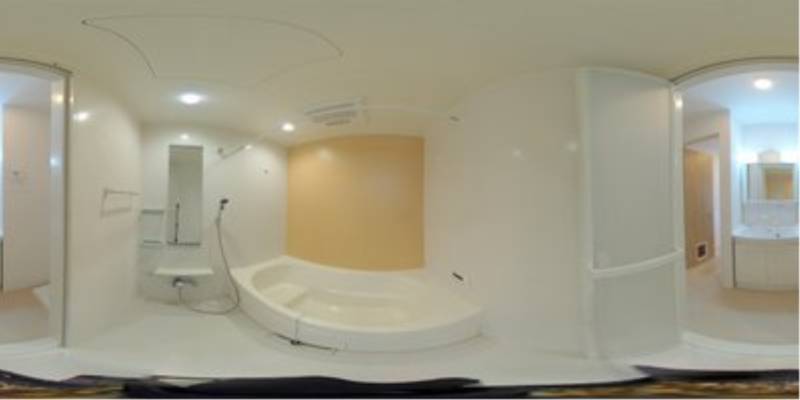 パノラマ画像バスルーム