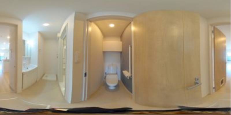 パノラマ画像トイレ