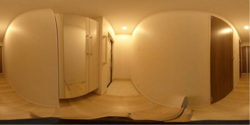 パノラマ画像玄関