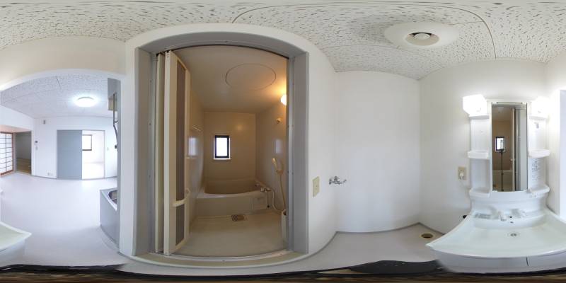 パノラマ画像洗面所