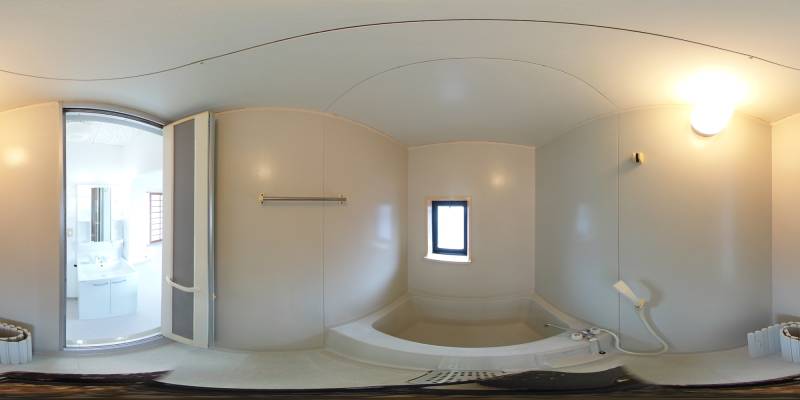 パノラマ画像バスルーム