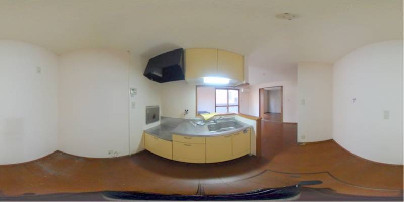 パノラマ画像キッチン