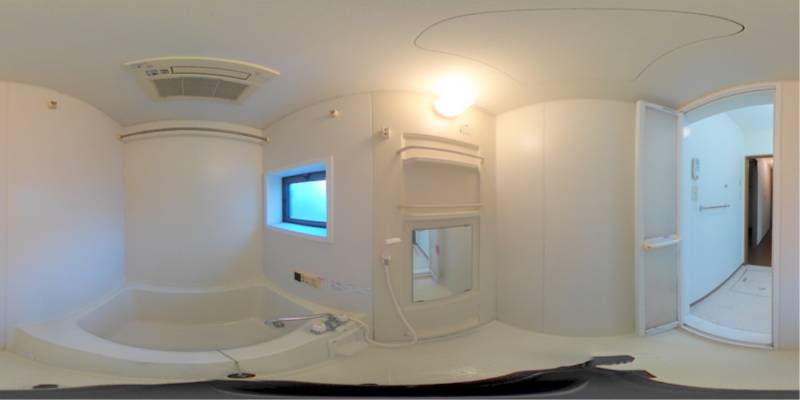 パノラマ画像バスルーム