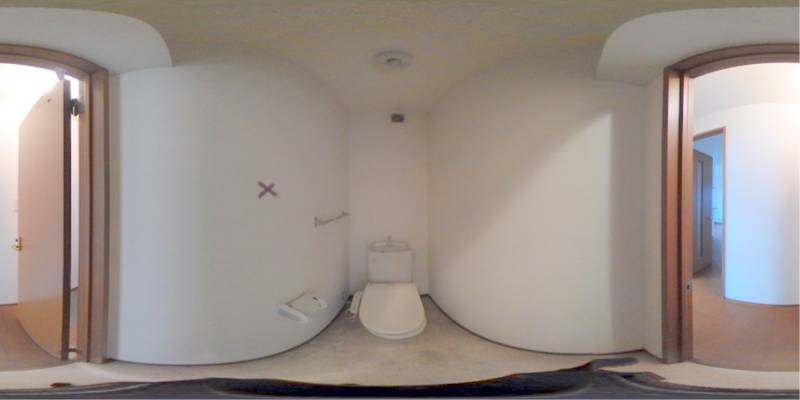 パノラマ画像トイレ