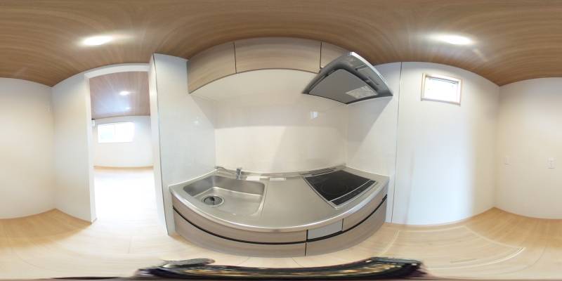 パノラマ画像キッチン