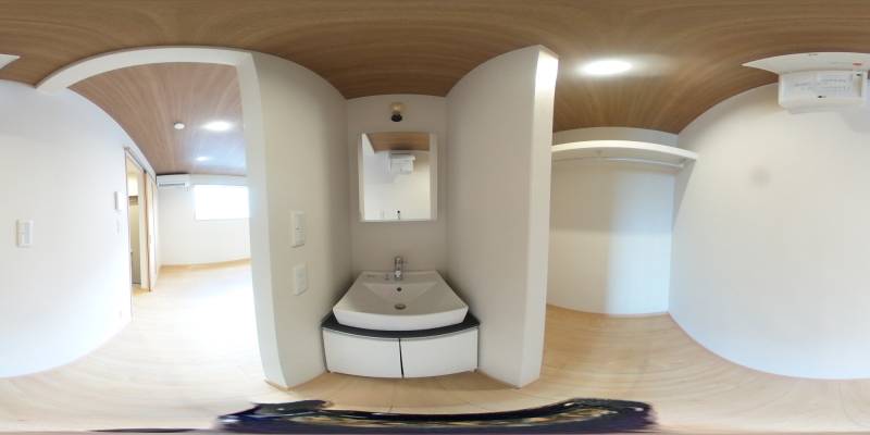 パノラマ画像洗面所