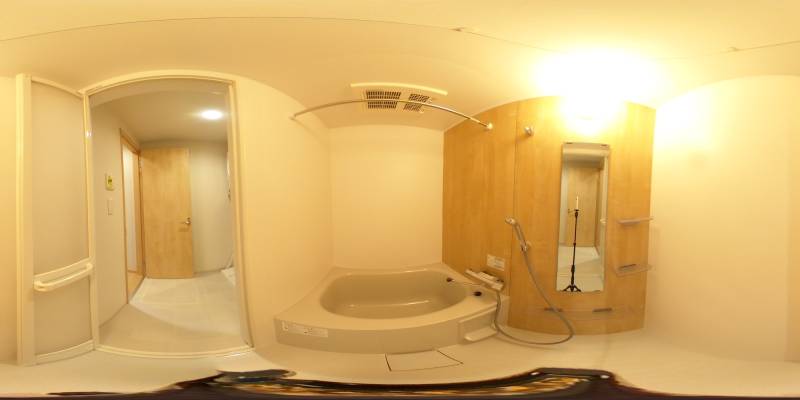 パノラマ画像バスルーム