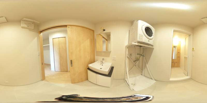 パノラマ画像洗面所