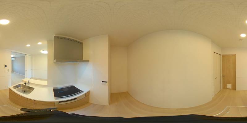 パノラマ画像キッチン