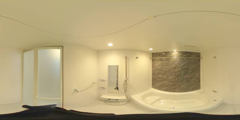 パノラマ画像バスルーム