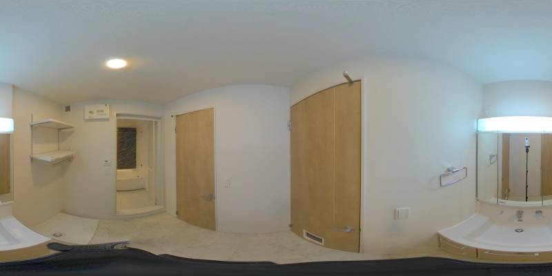 パノラマ画像洗面所