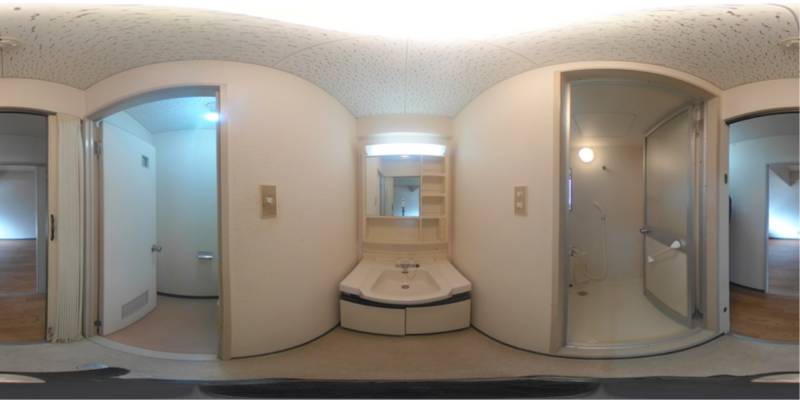 パノラマ画像洗面所