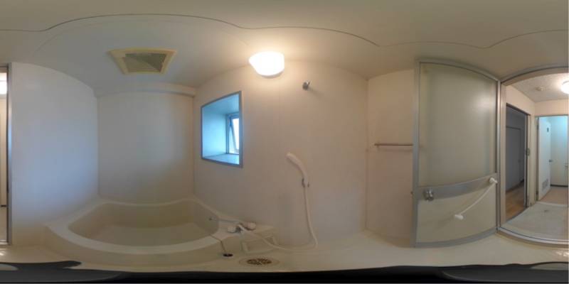 パノラマ画像バスルーム