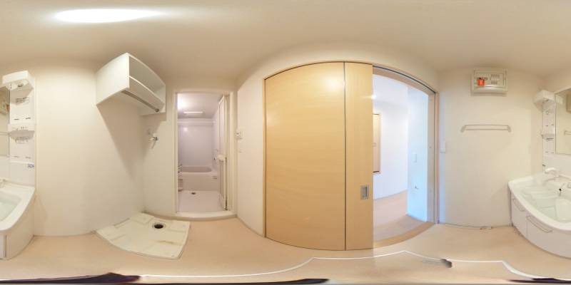 パノラマ画像洗面所