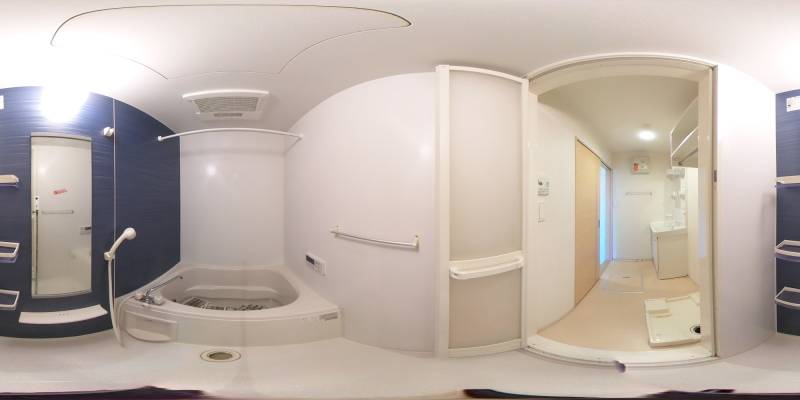 パノラマ画像バスルーム