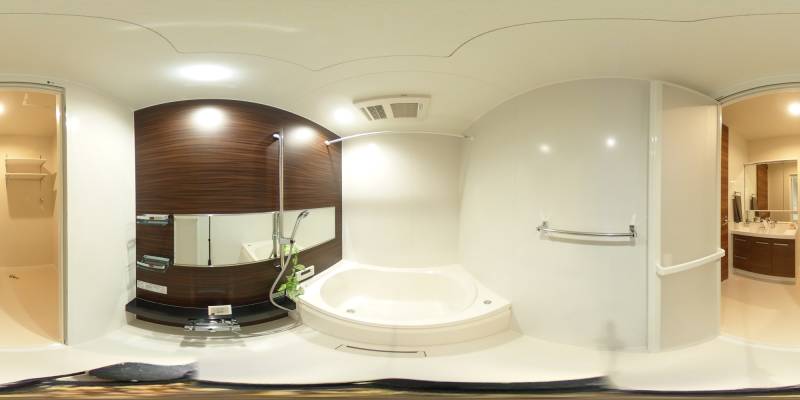 パノラマ画像バスルーム