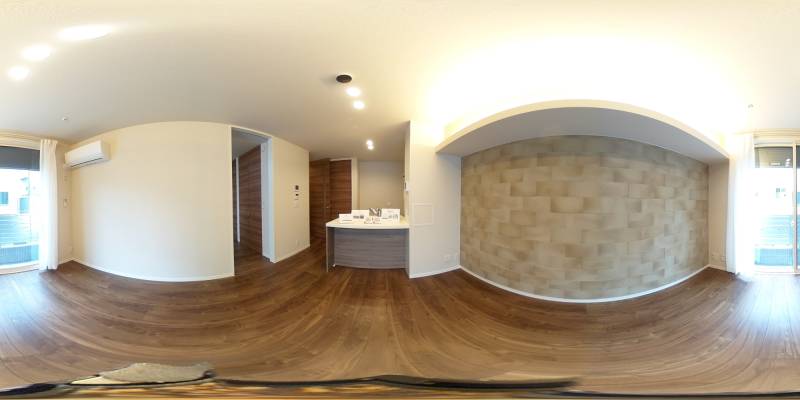 パノラマ画像リビング