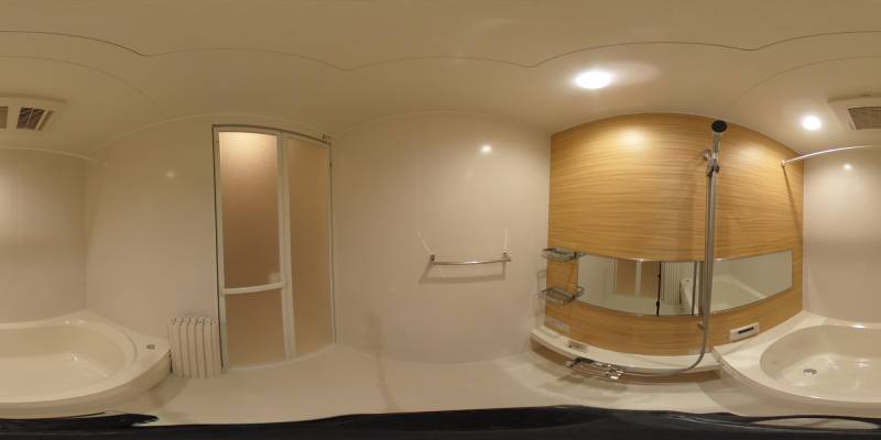 パノラマ画像バスルーム