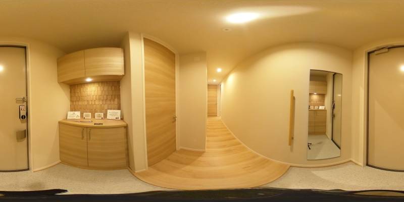 パノラマ画像玄関