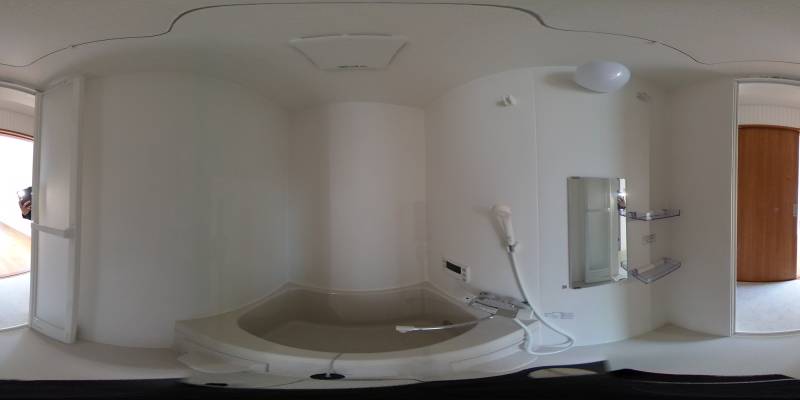 パノラマ画像バスルーム