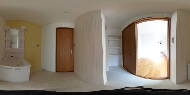 パノラマ画像洗面所