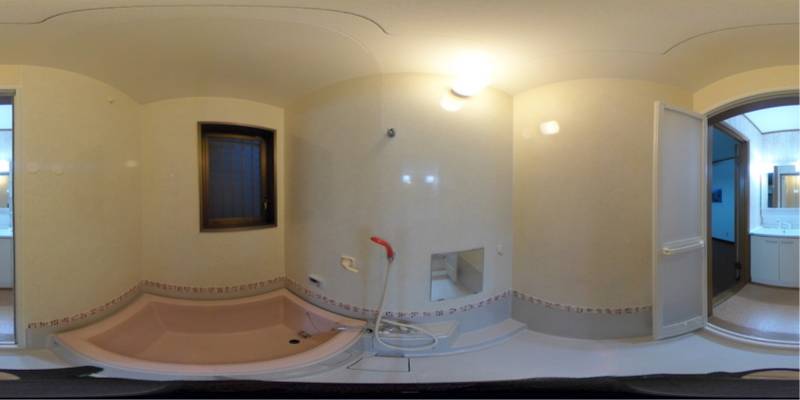 パノラマ画像バスルーム