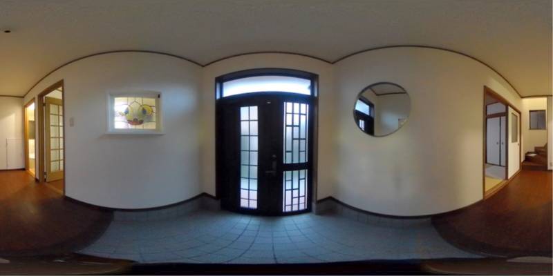 パノラマ画像玄関