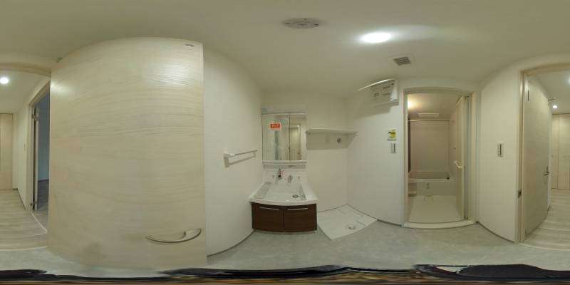 パノラマ画像洗面所