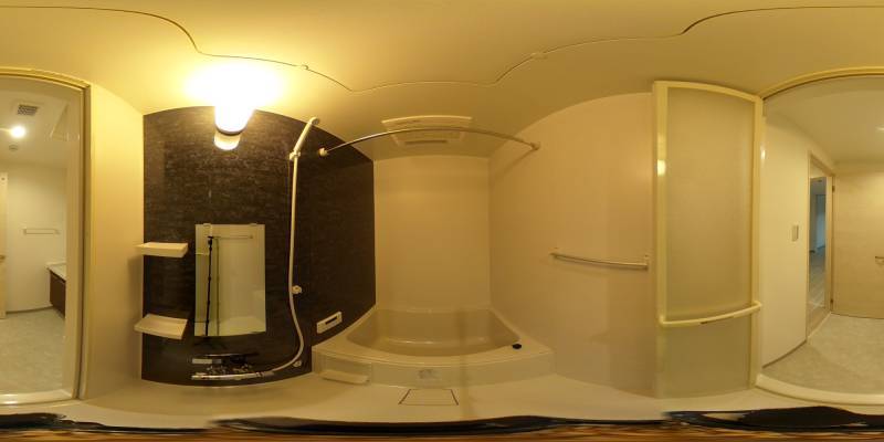 パノラマ画像バスルーム