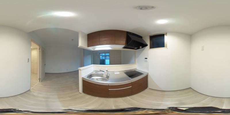 パノラマ画像キッチン