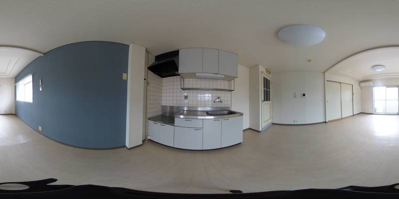 パノラマ画像キッチン