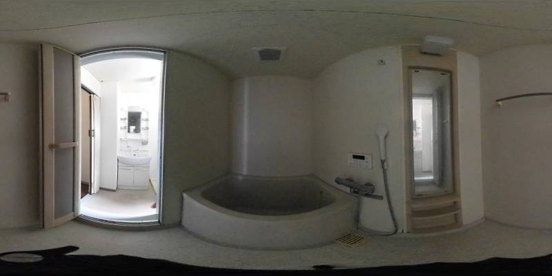 パノラマ画像バスルーム