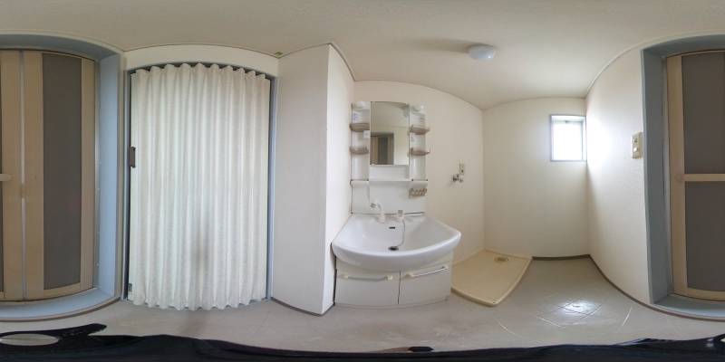 パノラマ画像洗面所