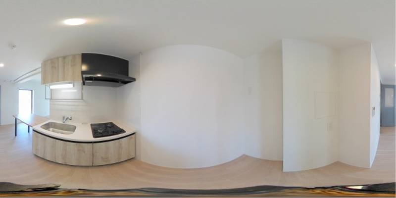 パノラマ画像キッチン