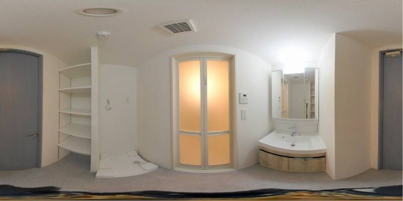 パノラマ画像洗面所