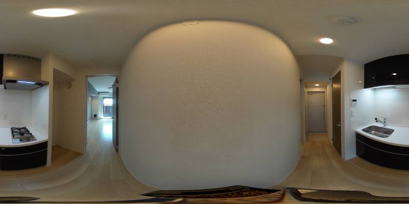 パノラマ画像キッチン
