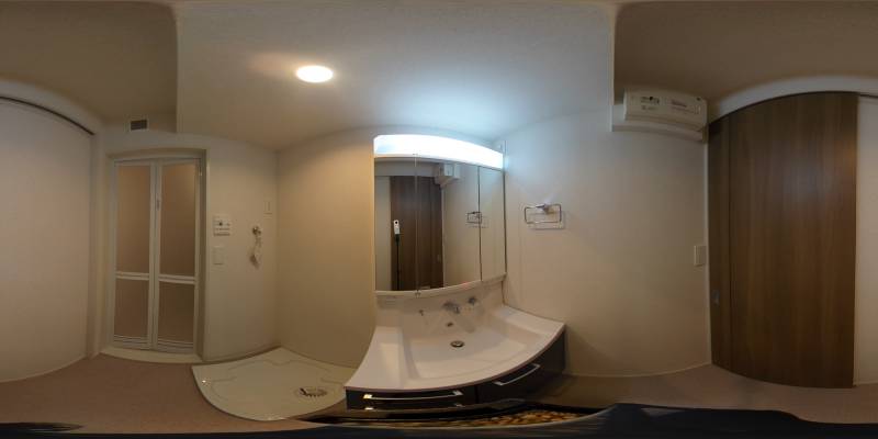 パノラマ画像洗面所