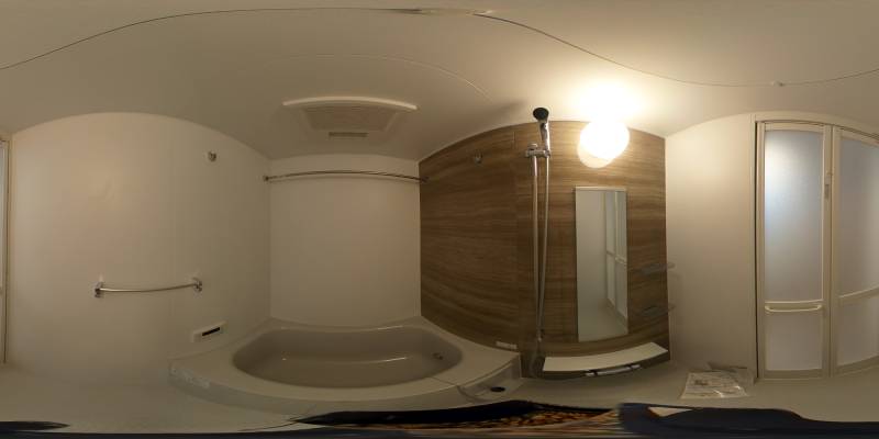 パノラマ画像バスルーム