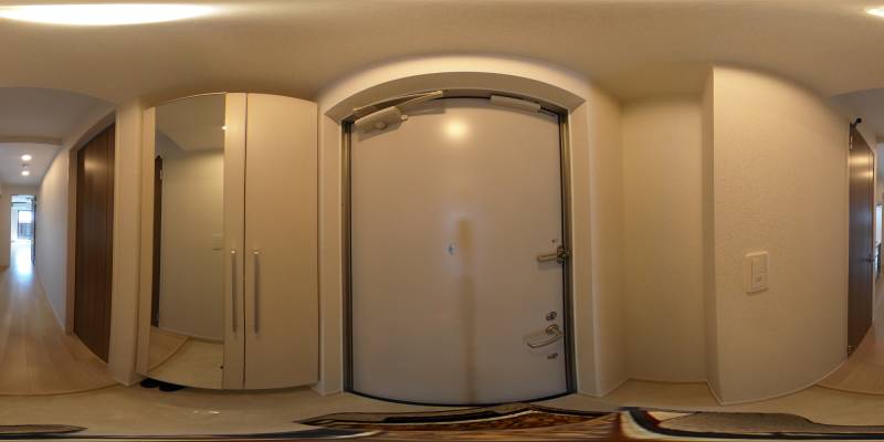 パノラマ画像玄関