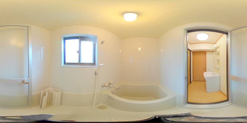 パノラマ画像バスルーム