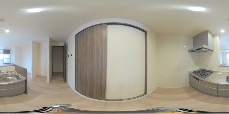 パノラマ画像キッチン